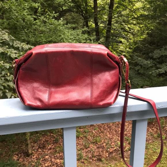 Madewell Handbags - Madewell Crossbody Leather Bag in Cognac